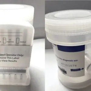 6-1 UDAT special urine drug testing DOA key cup